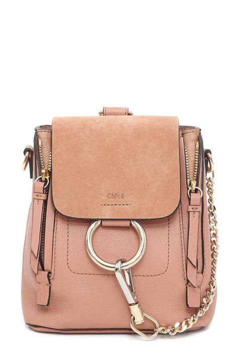 chloe faye mini backpack dupe